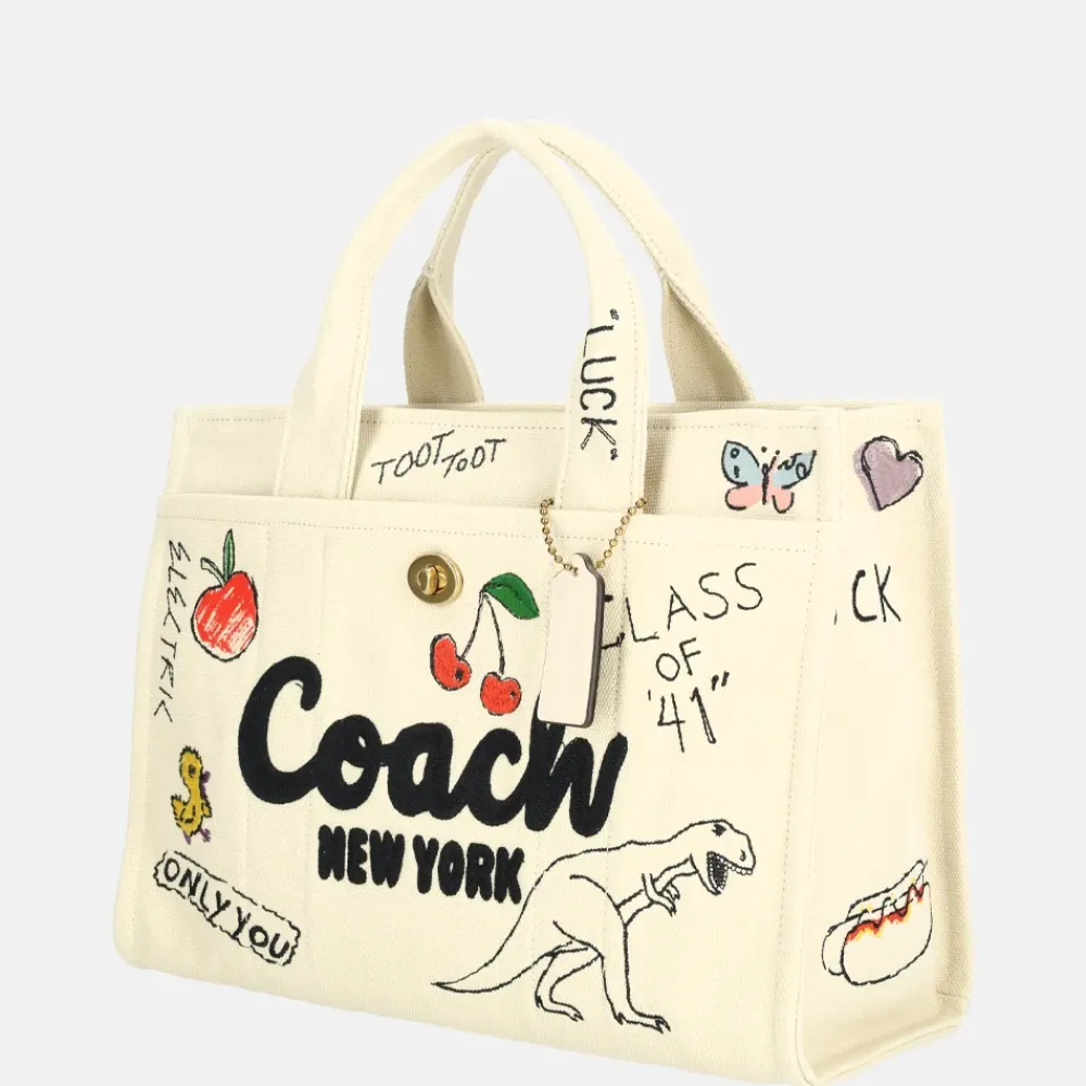 Handtassen^Coach Sketch print Cargo handtas M natural multi