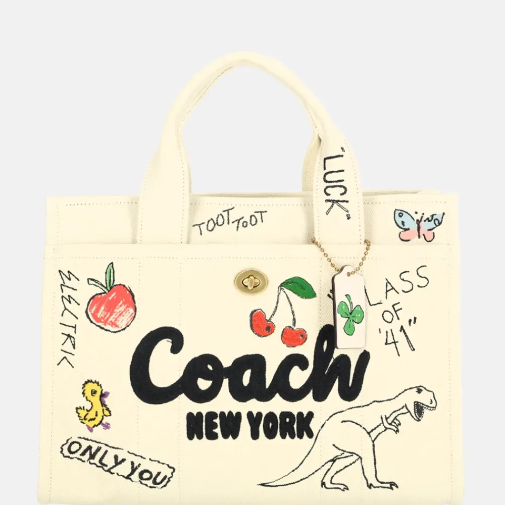 Handtassen^Coach Sketch print Cargo handtas M natural multi