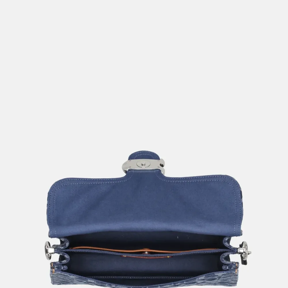 Schoudertassen^Coach Tabby Chain schoudertas deep blue multi