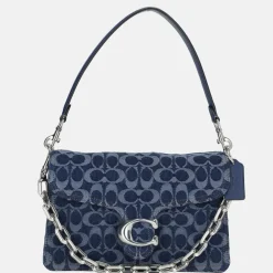 Schoudertassen^Coach Tabby Chain schoudertas deep blue multi