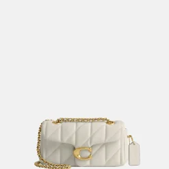 Crossbody Tassen^Coach Tabby Quilted crossbody tas 20' chalk