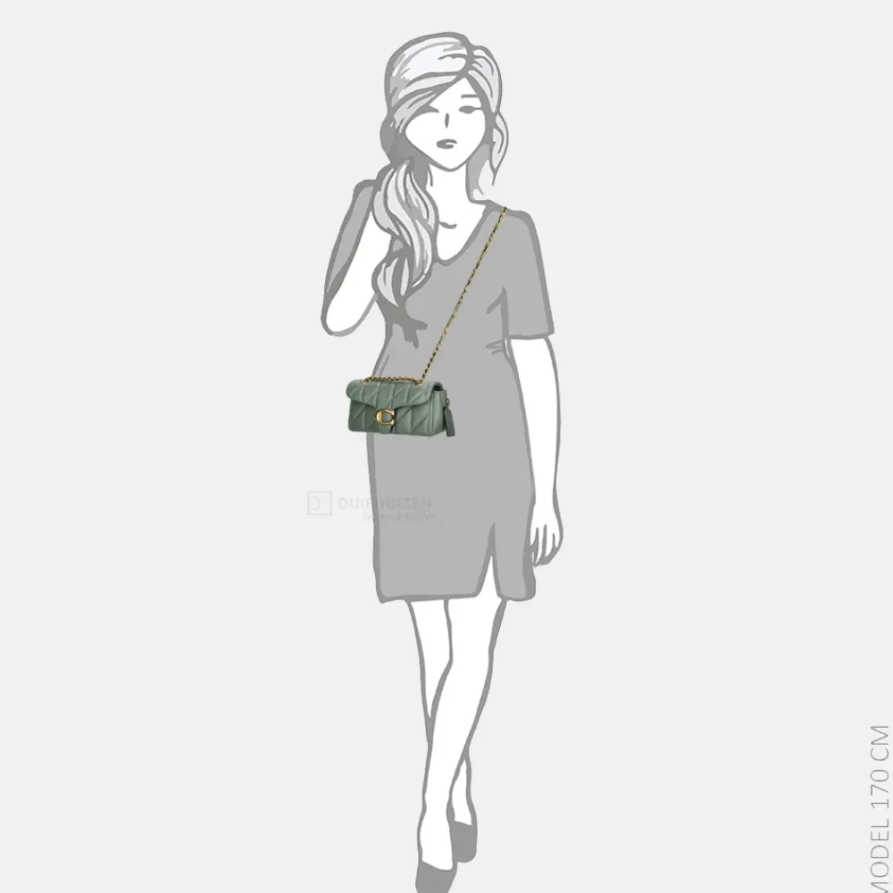 Crossbody Tassen^Coach Tabby Quilted crossbody tas 20' sage