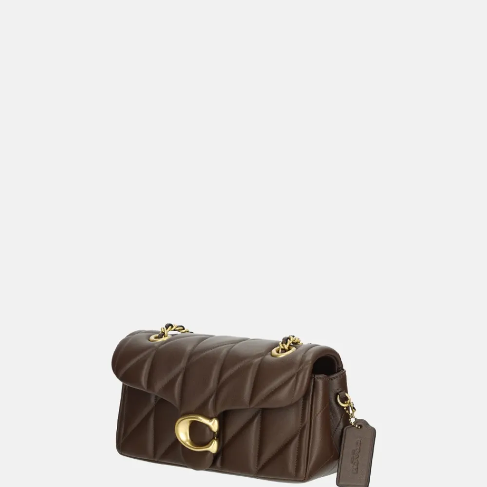 Schoudertassen^Coach Tabby Quilted crossbody tas 20' maple