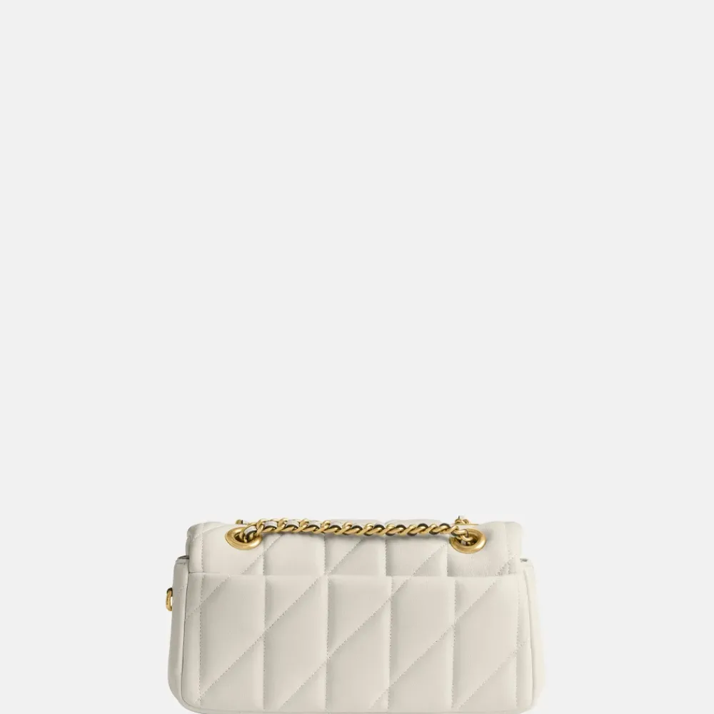 Crossbody Tassen^Coach Tabby Quilted crossbody tas 20' chalk
