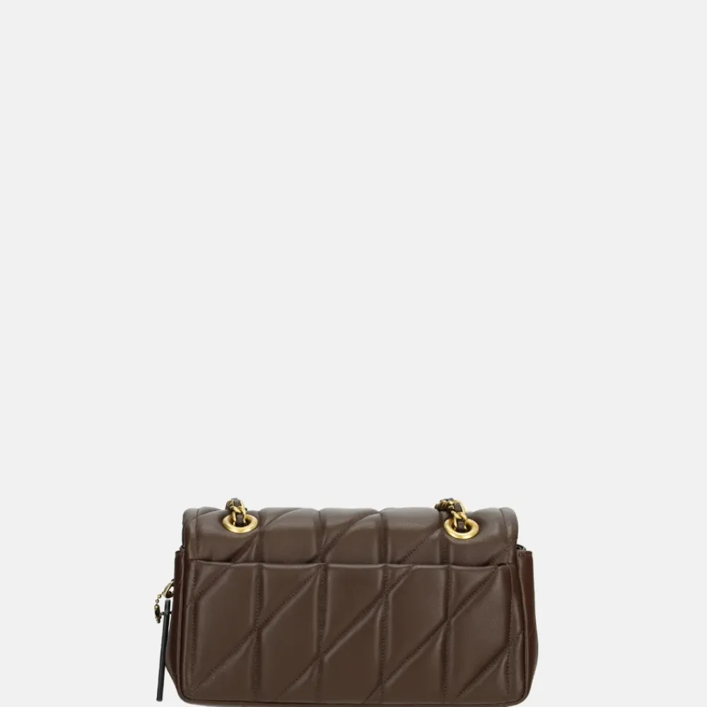 Schoudertassen^Coach Tabby Quilted crossbody tas 20' maple