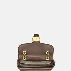 Schoudertassen^Coach Tabby Quilted crossbody tas 20' maple