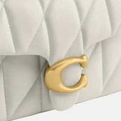 Crossbody Tassen^Coach Tabby Quilted crossbody tas 20' chalk