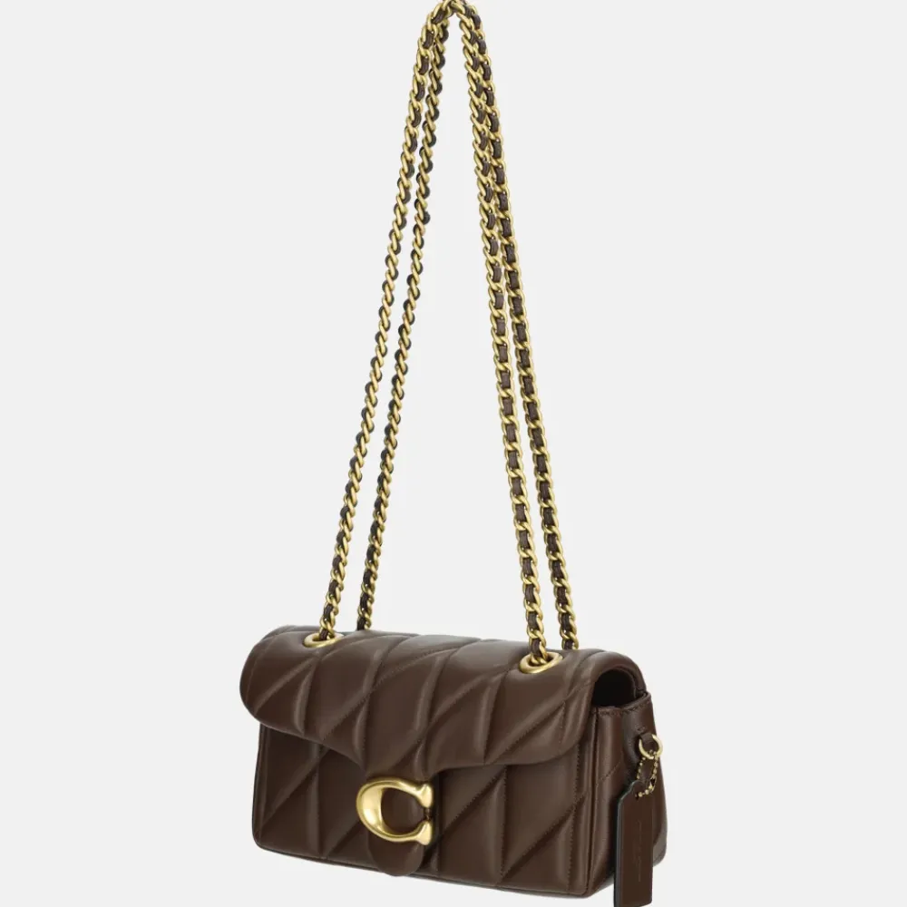 Schoudertassen^Coach Tabby Quilted crossbody tas 20' maple
