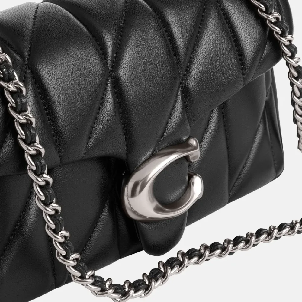 Crossbody Tassen^Coach Tabby Quilted crossbody tas 20' black