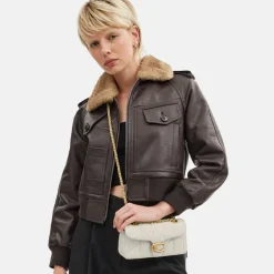 Crossbody Tassen^Coach Tabby Quilted crossbody tas 20' chalk