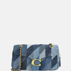Schoudertassen^Coach Tabby Quilted schoudertas 26' denim multi