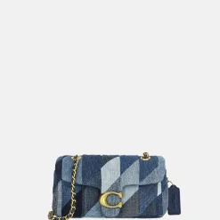 Schoudertassen^Coach Tabby Quilted schoudertas 20' denim multi