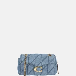 Schoudertassen^Coach Tabby Quilted schoudertas 20' indigo