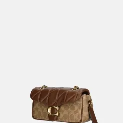 Schoudertassen^Coach Tabby Quilted schoudertas 20' tan brown