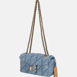 Schoudertassen^Coach Tabby Quilted schoudertas 20' indigo