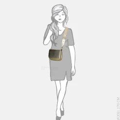 Crossbody Tassen^Crinkles crossbody tas gold