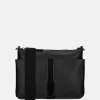 Crossbody Tassen^Crinkles crossbody tas M black