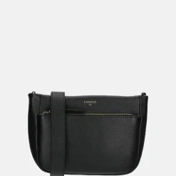 Schoudertassen^Crinkles schoudertas black