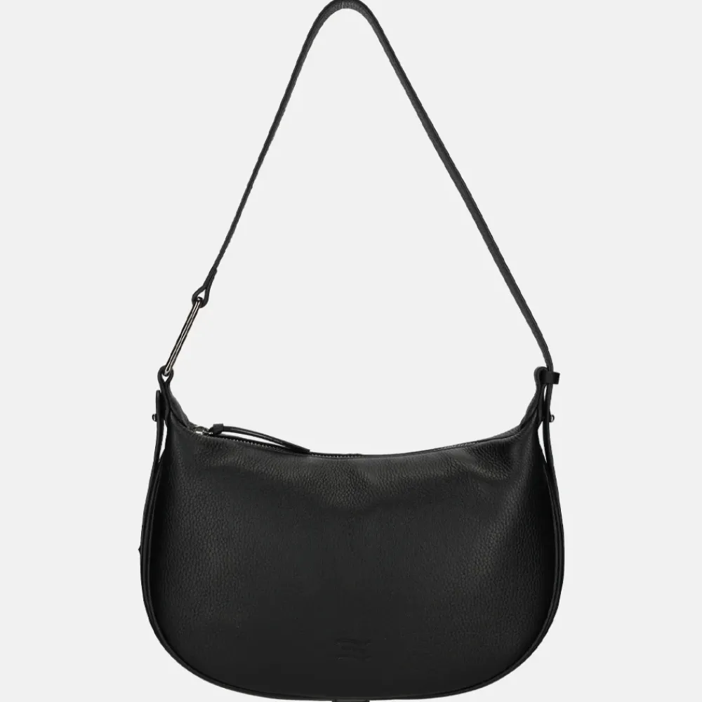 Schoudertassen^Crinkles schoudertas M black
