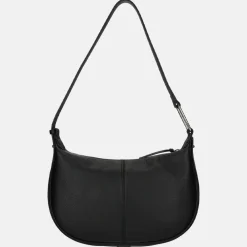 Schoudertassen^Crinkles schoudertas M black