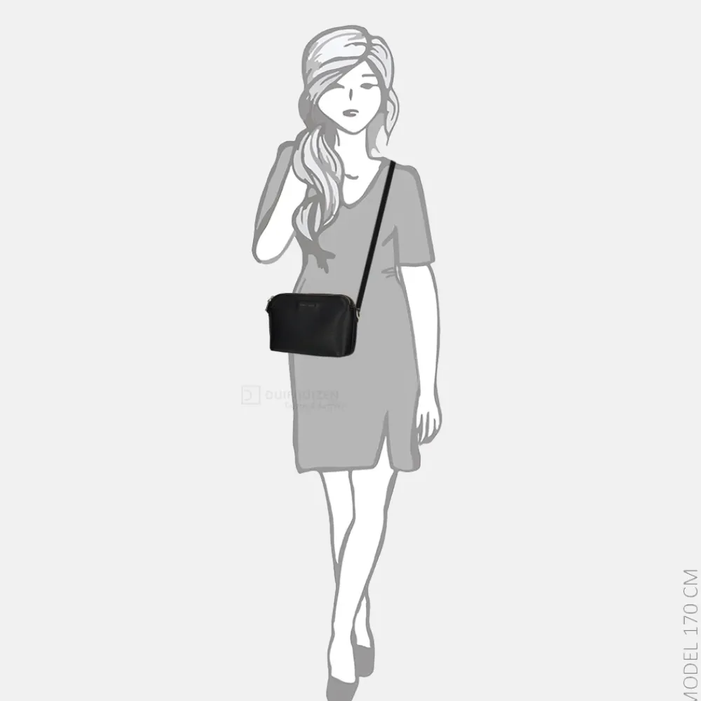 Crossbody Tassen^Daniele Donati crossbody tas black