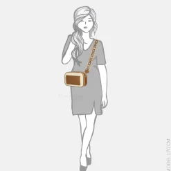 Crossbody Tassen^Daniele Donati crossbody tas beige