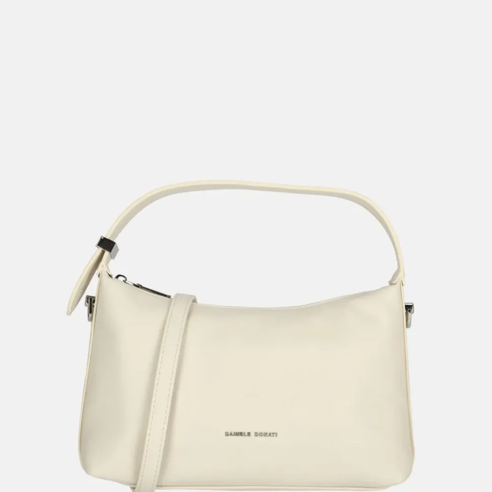 Handtassen^Daniele Donati Glad handtas S light beige