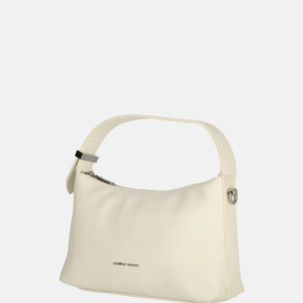 Handtassen^Daniele Donati Glad handtas S light beige