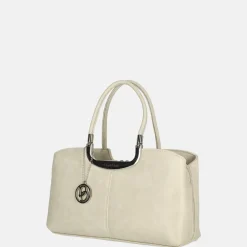 Handtassen^Daniele Donati handtas beige