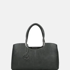 Schoudertassen^Daniele Donati handtas dark grey