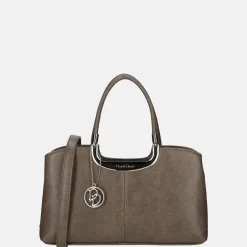 Handtassen^Daniele Donati handtas dark taupe