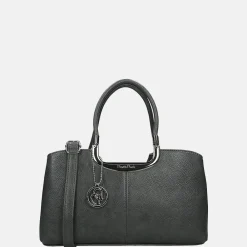 Schoudertassen^Daniele Donati handtas dark grey