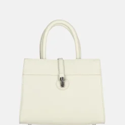 Handtassen^Daniele Donati handtas light beige