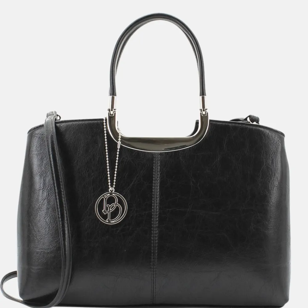 Schoudertassen^Daniele Donati handtas M black