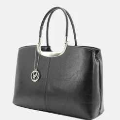 Schoudertassen^Daniele Donati handtas M black