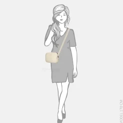 Crossbody Tassen^Daniele Donati puffy crossbody tas light beige