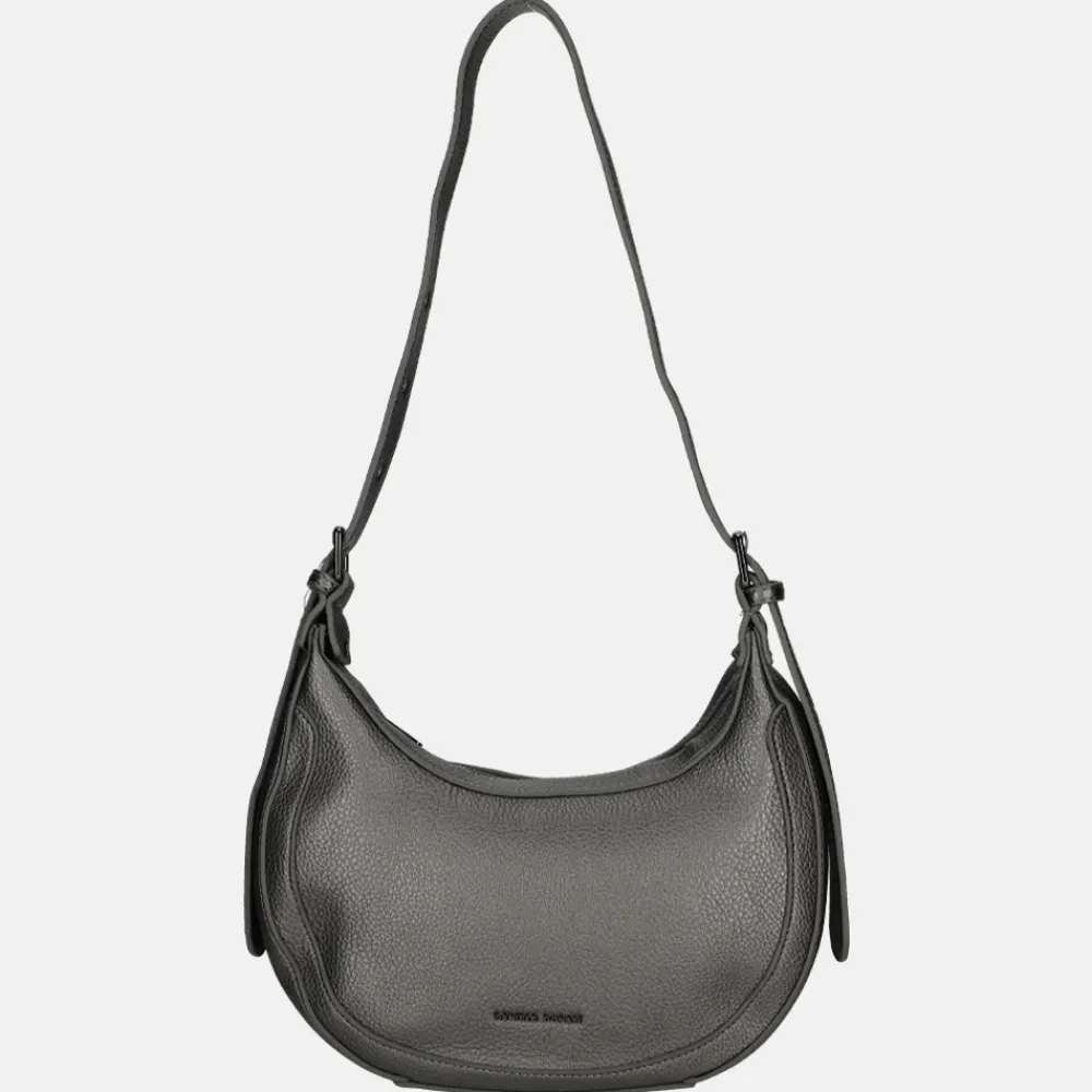 Schoudertassen^Daniele Donati schoudertas grey metallic