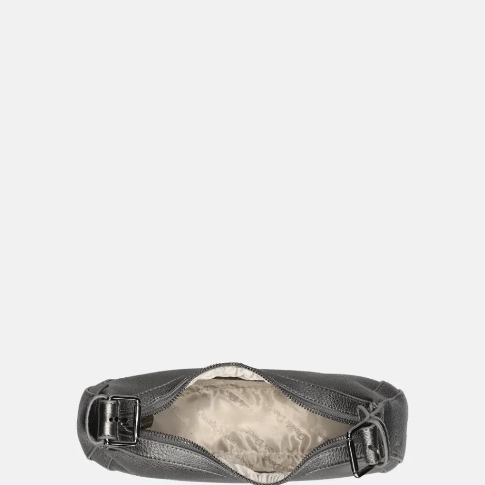 Schoudertassen^Daniele Donati schoudertas grey metallic