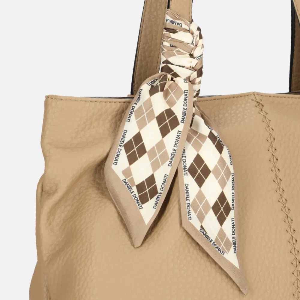 Shoppers^Daniele Donati shopper L taupe