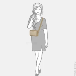 Crossbody Tassen^David Jones crossbody tas raffia taos taupe