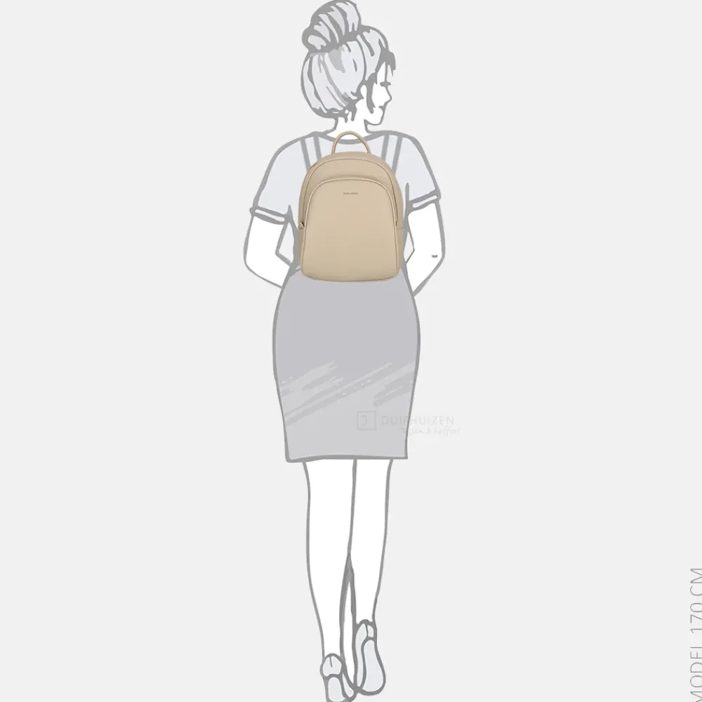 Vrijetijd Rugzakken | Fashion Rugzakken^David Jones rugzak otmael beige