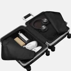 Handbagage Koffers^Db Journey Klemslot Ramverk Pro Carry-on handbagage koffer 55 cm Silver