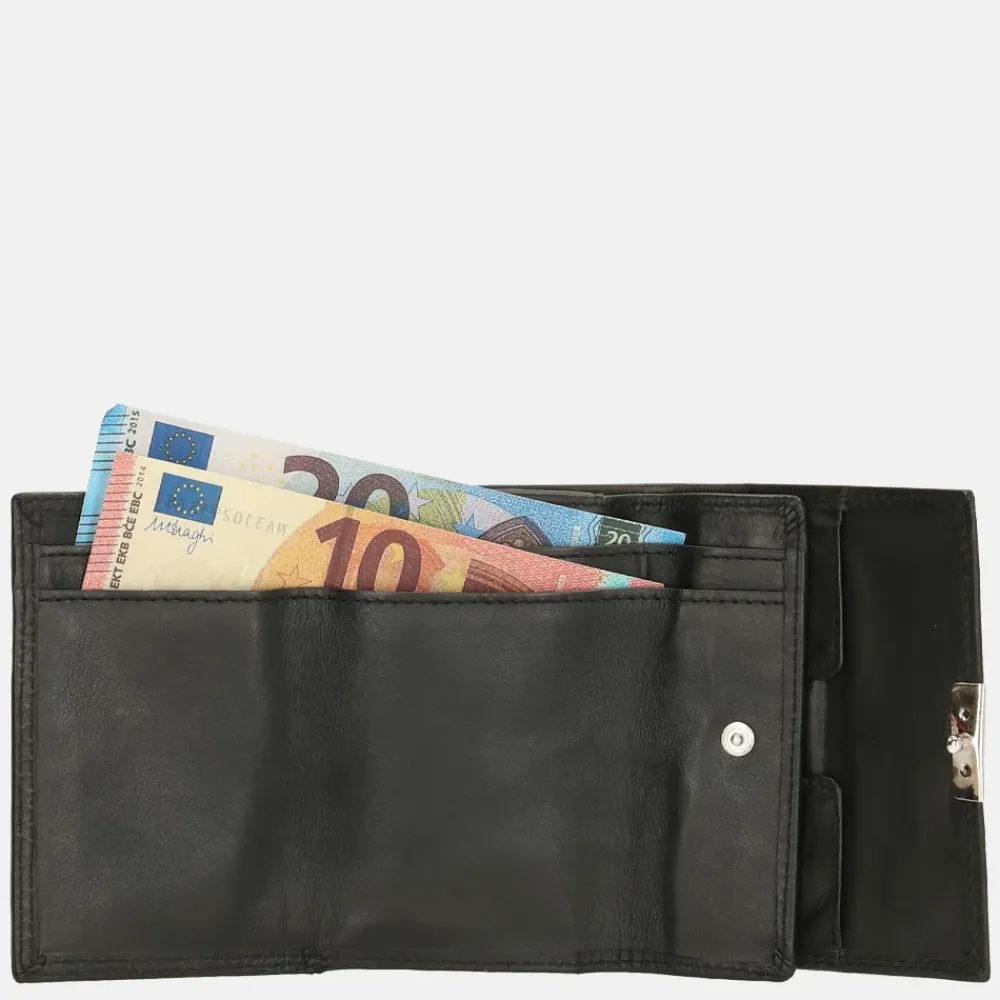 Heren Portemonnees | Dames Portemonnees^DD Exclusive Dali portemonnee zwart