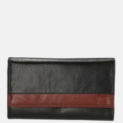 Dames Portemonnees^DD Exclusive portemonnee black/cognac