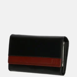 Dames Portemonnees^DD Exclusive portemonnee black/cognac