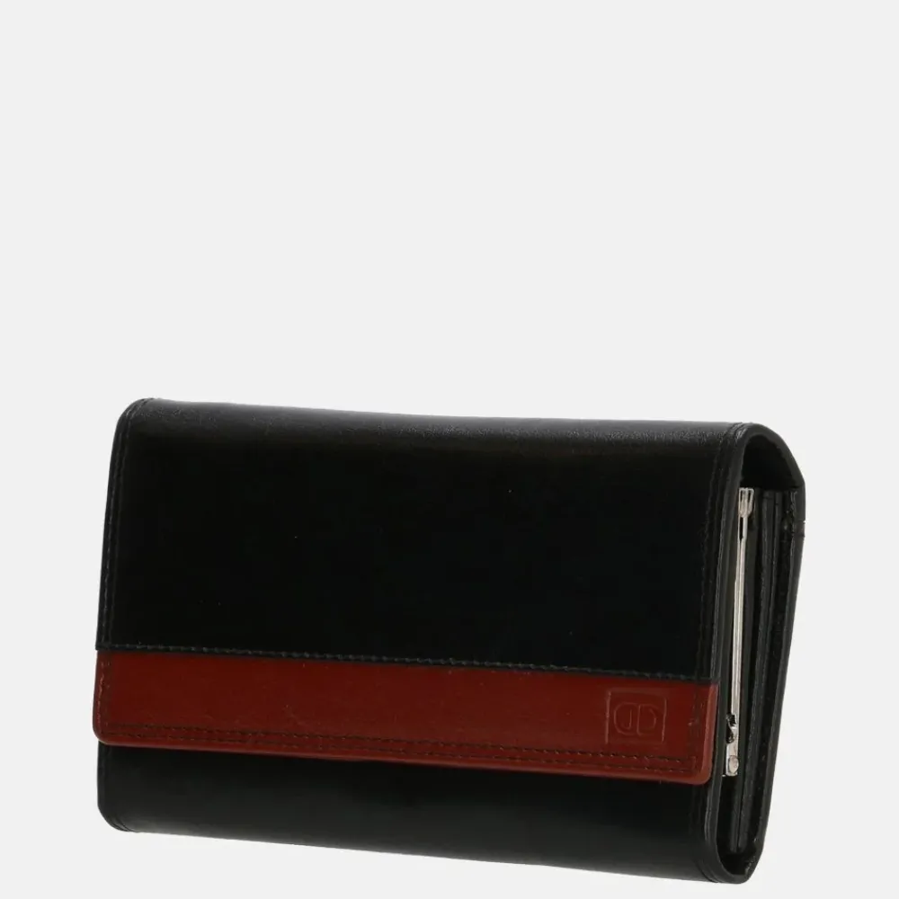 Dames Portemonnees^DD Exclusive portemonnee black/cognac