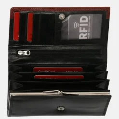 Dames Portemonnees^DD Exclusive portemonnee black/cognac