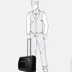 Business Trolleys | Business Trolleys^Dermata pilotenkoffer 17 inch black