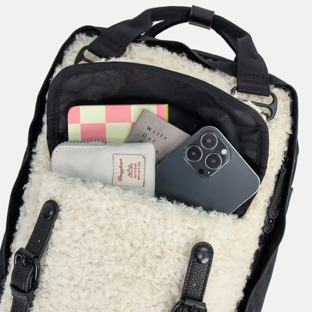 Vrijetijd Rugzakken | Laptop Rugzakken^Doughnut Macaroon Fairies & Friends rugzak 14 inch white x black