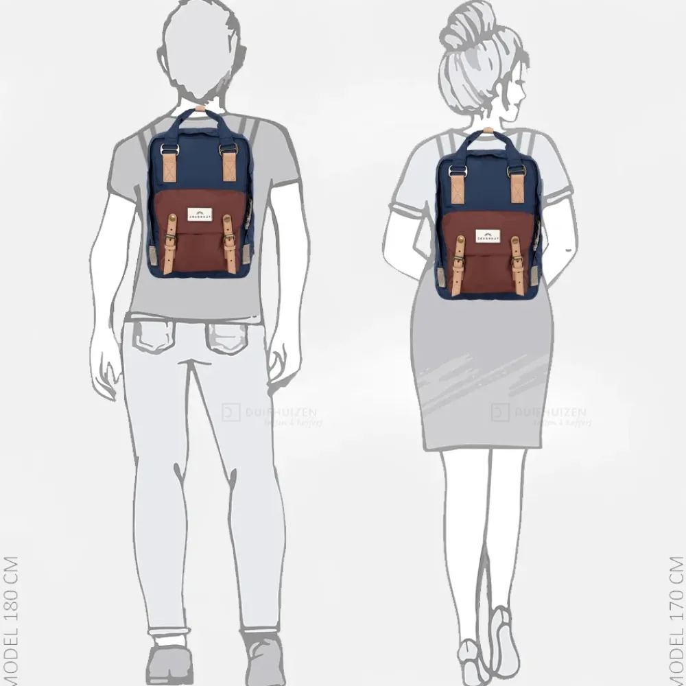 Vrijetijd Rugzakken | School Rugzakken^Doughnut Macaroon Jungle Backpack rugzak 14 inch navy